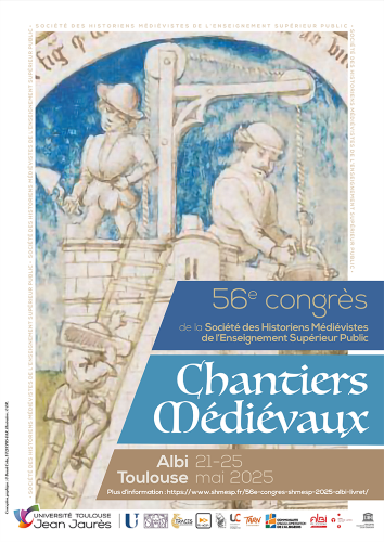 Affiche colloque chantiers médiévaux
